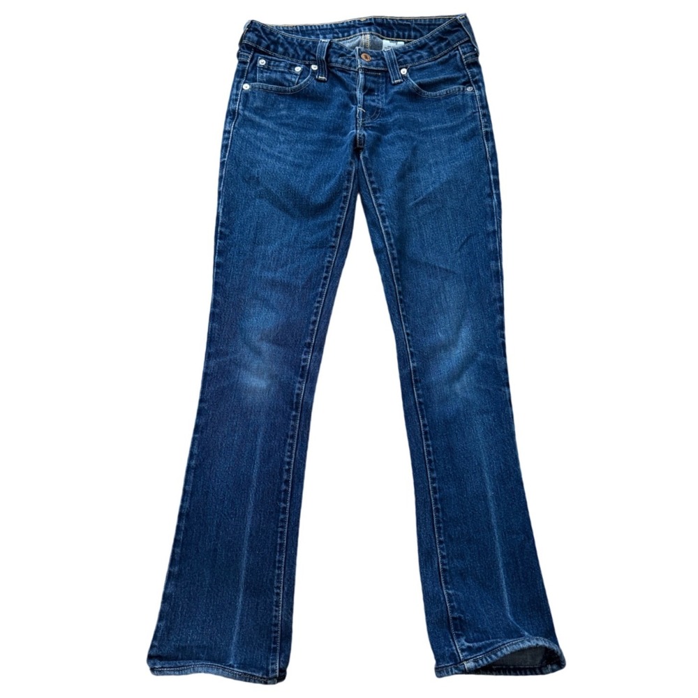 Levis 514 Slim Fit Straight Leg Blue Denim Jeans Womens Size 27M Medium Wash